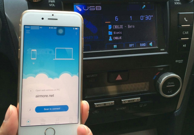 how to play music with usb in car iphone