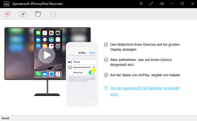 Apowersoft iOS Recorder