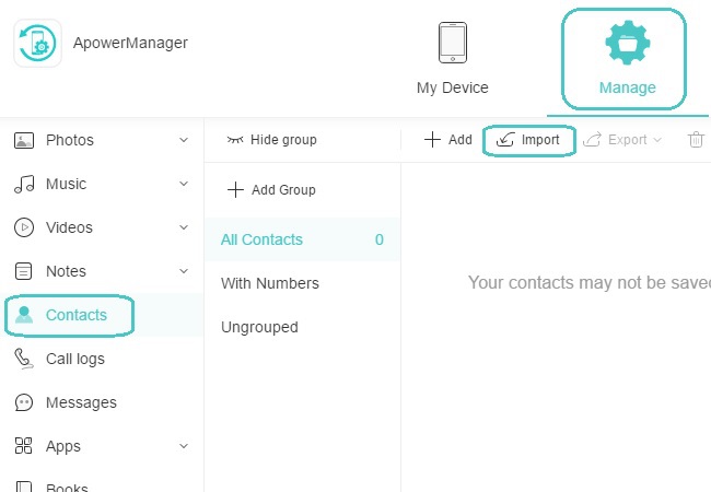 move contacts to iPhone