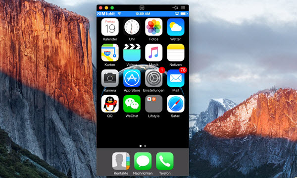 iPhone Bildschirm auf Mac anzeigen