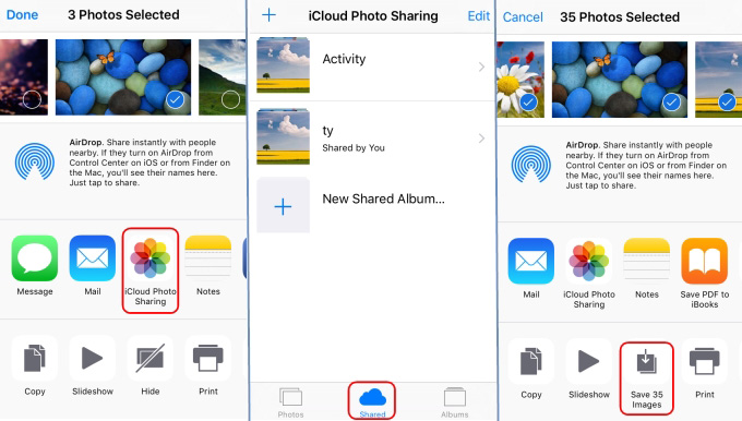 transfer photos from iPhone to iPhone