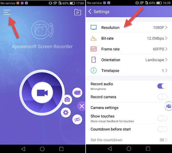 record Viber video call on Android