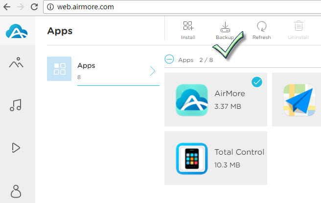 AirMore app