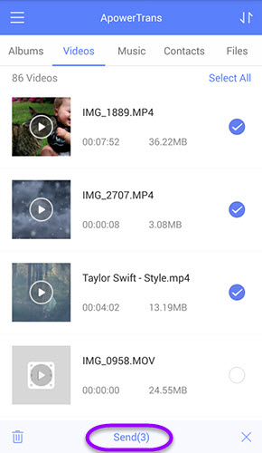 sync videos