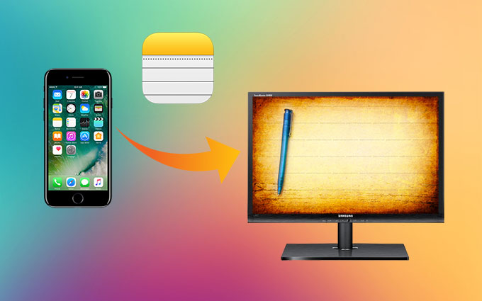 Transfer notes from iPhone to PC