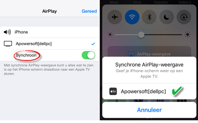 AirPlay Spiegeling