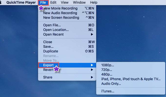 export recorded files on Mac