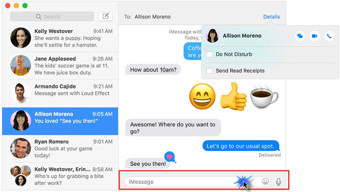 Mac Messages App