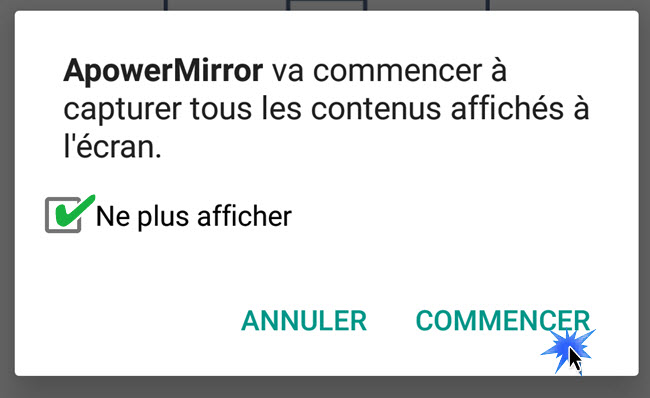 notification ApowerMirror