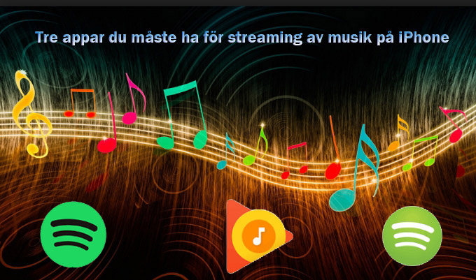 bästa streaming appen för musik på iPhone