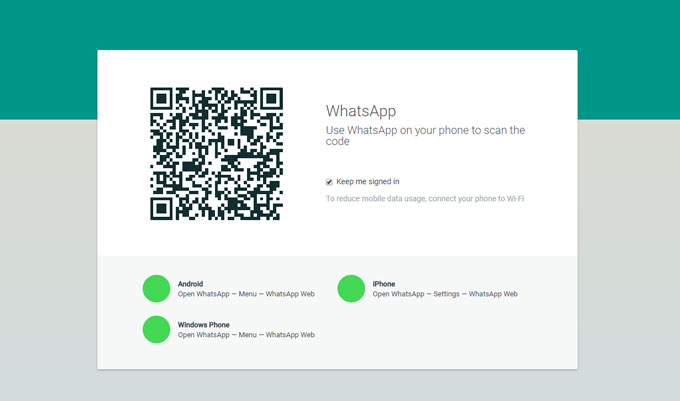 usare WhatsApp Web per mandare messaggi