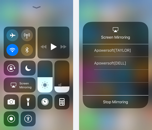 AirPlay iOS Screen Mirroring