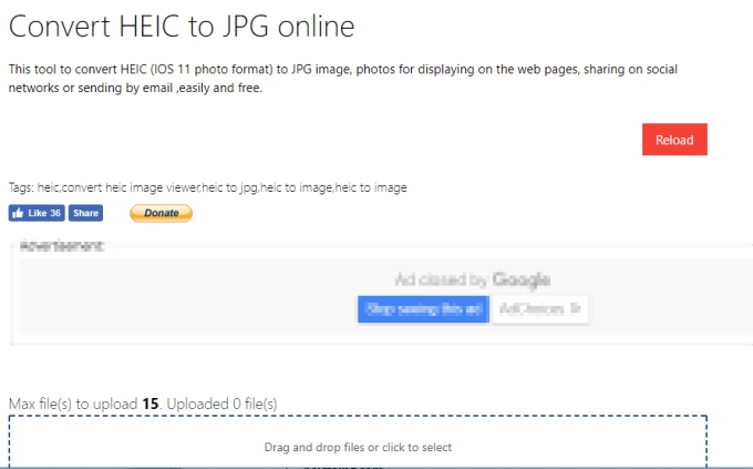 Online HEIC naar JPG Omzetten