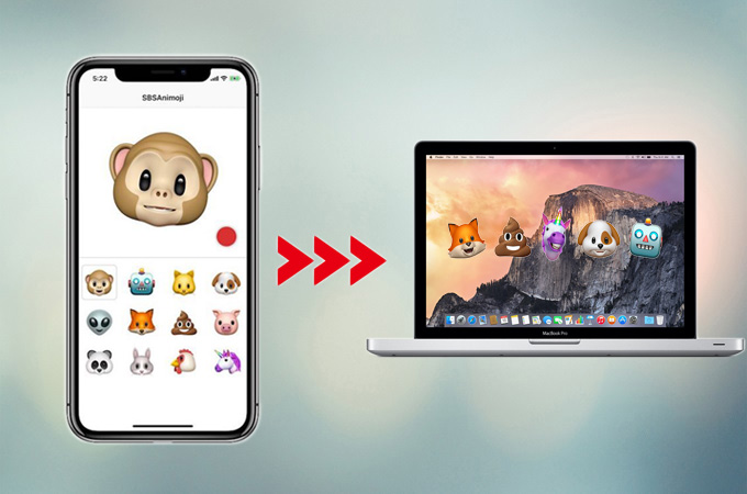 transfer animoji from iPhone to pc