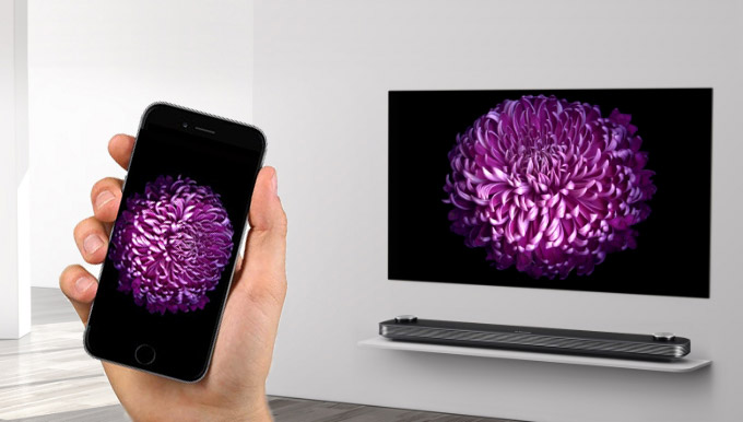 iPhone op LG Smart TV spiegelen