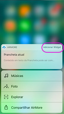 widget add airmore