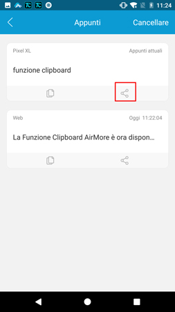 Share clipboard with others