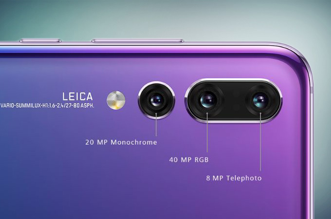 caméra de Huawei P20 et P10