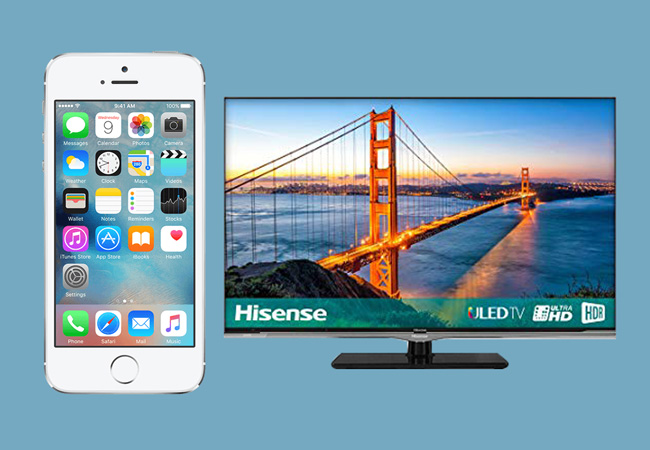 collegare l’iPhone a Hisense Smart TV