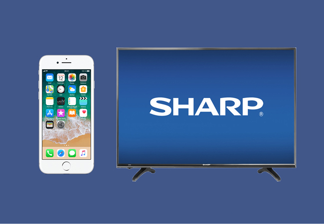 iPhone met Sharp TV verbinden
