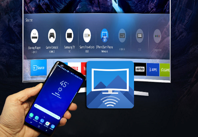 Samsung Smart View zum Spiegeln von S9 auf TV
