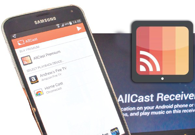 use allcast to stream to dlna devices
