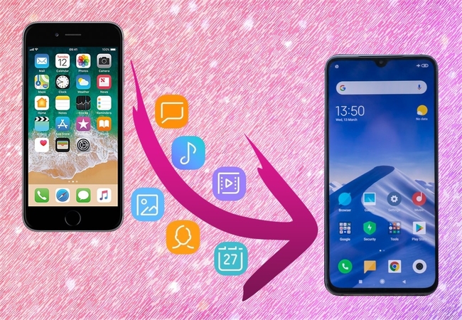 transfer data from iPhone to xiaomi mi 9