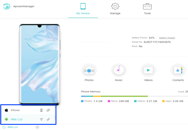 switch from iphone to huawei p30 device