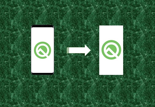 take screenshots on Android Q