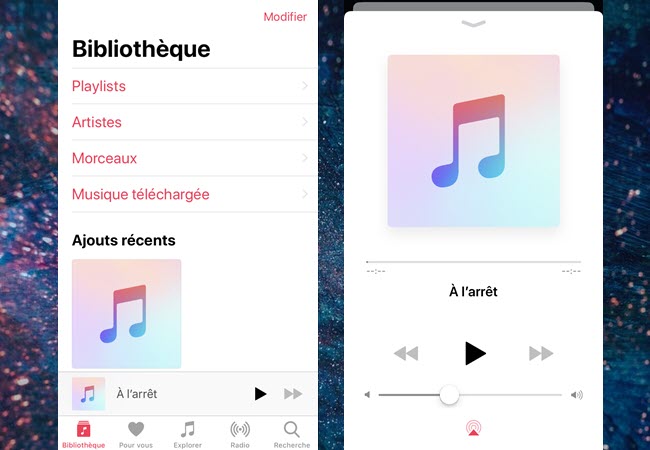 application de musique apple music 