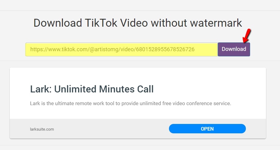 ssstiktokvideo save tik tok video without watermark