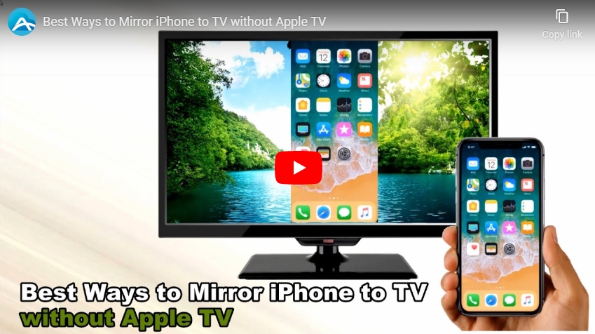 How mirror iPhone to TV without Apple TV