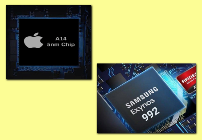 Processor chip for iPhone 12 and Samsung Note 20