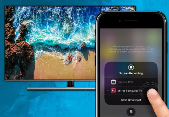 Spiegeln Sie das iPhone über AirBeam auf Samsung TV