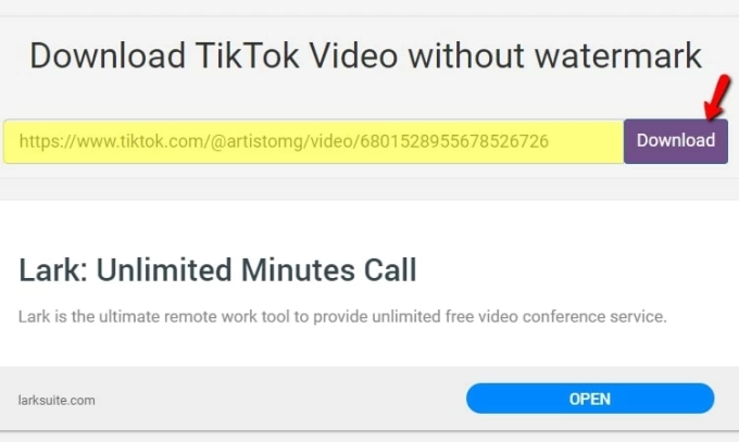 baixar vídeo tiktok sem marca d’água