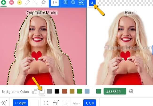 Change background color of photo deals online