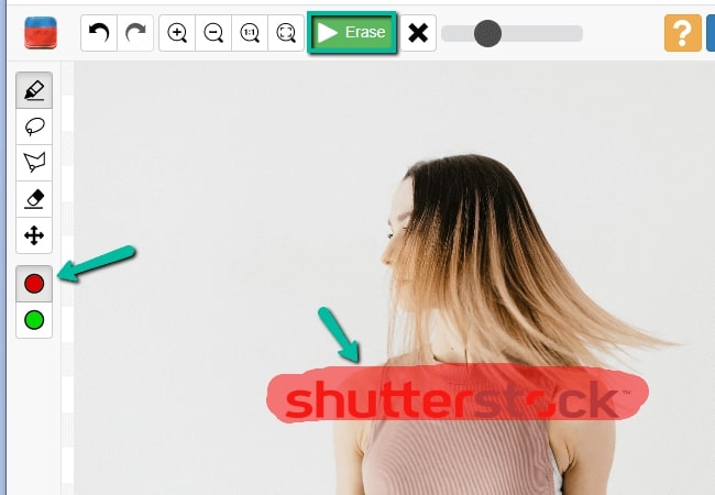 best shutterstock watermark remover with inpaint