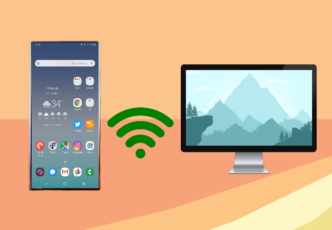 connect galaxy note 20 to pc