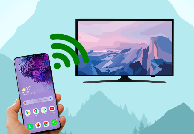 how to connect samsung s20 to tv