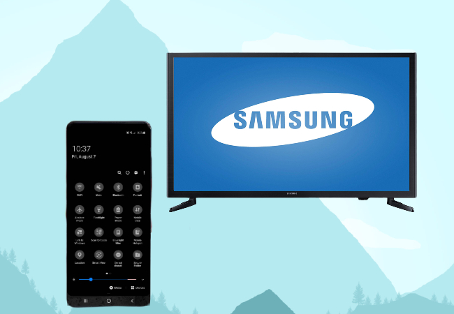 Samsung S20 auf TV spiegeln