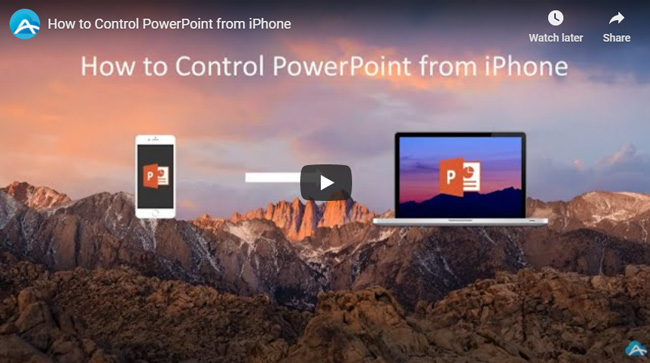 control PowerPoint from iPhone