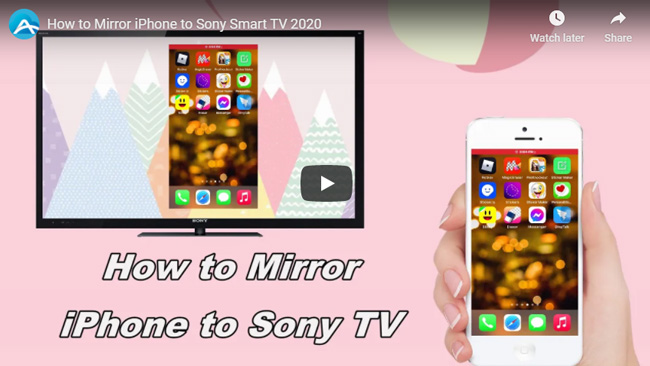 Mirror iPhone to Sony TV