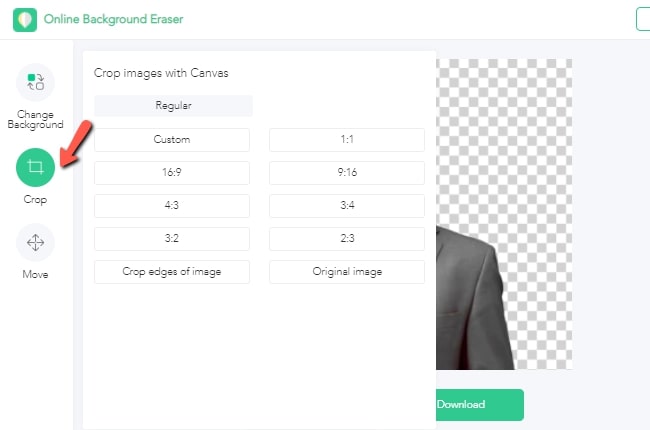 passport photo background editor with apowersoft