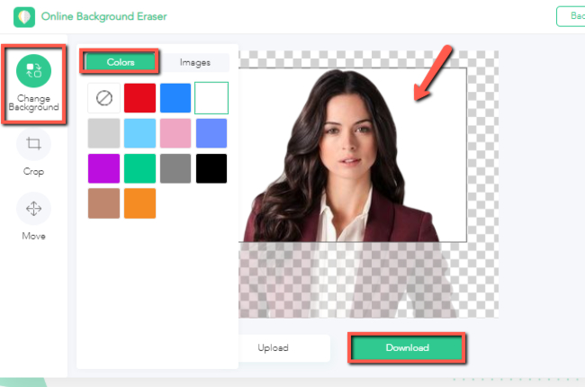passport photo background color editor online download online apowersoft