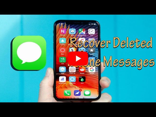 How to Recover Deleted iPhone Messages
