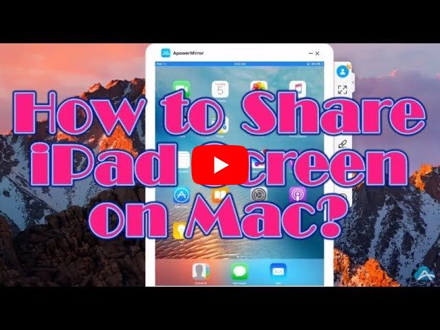 How to Share iPad Screen on Mac