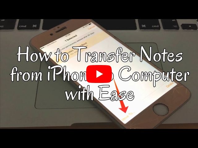 How to Transfer Notes from iPhone to Computer with Ease