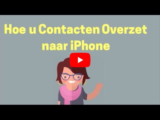 Hoe u Contacten Overzet naar iPhone