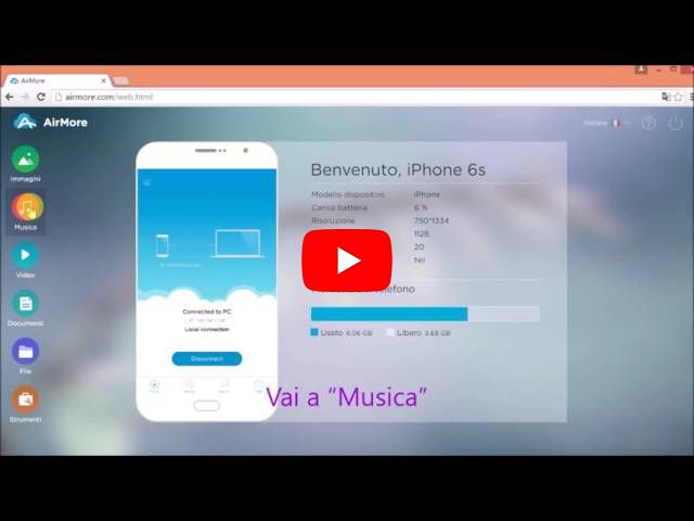Guida su come trasferire musica dal computer all’iPhone 6
