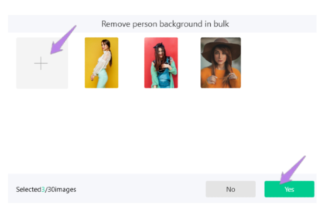 remove photos in bulk desktop